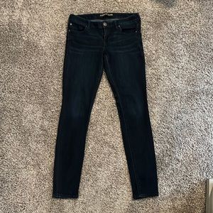 Dark blue skinny jeans express size 2R; leggings Stella low rise